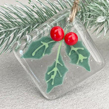 Afbeelding in Gallery-weergave laden, Kerstboomdecoratie van gefused glas