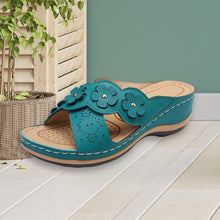 Afbeelding in Gallery-weergave laden, Sandalen met plateauzool in effen kleur