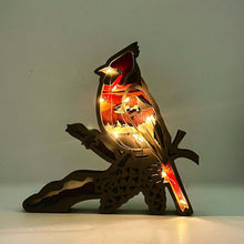 Afbeelding in Gallery-weergave laden, Wooden Carved Animal Ornaments (With Lights)