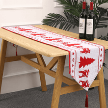 Afbeelding in Gallery-weergave laden, Kerstmis Handgemaakt Tafelkleed Decoratie