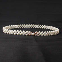 Afbeelding in Gallery-weergave laden, Elegante parel elastische taille ketting