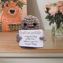 Afbeelding in Gallery-weergave laden, Voorverkoop:Grappige kado Gebreide Positieve Aardappel