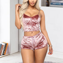 Afbeelding in Gallery-weergave laden, Sexy fluwelen v-hals lingerie