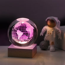 Afbeelding in Gallery-weergave laden, 3D Galaxy Crystal Ball Nachtlampje Decorlamp