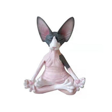 Afbeelding in Gallery-weergave laden, Sphynx Kat Yoga Standbeeld