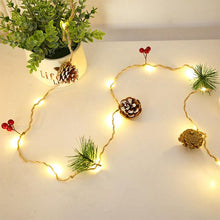 Afbeelding in Gallery-weergave laden, Kerstmis Dennenappel & Moerbei Decoratieve String Light