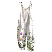 Afbeelding in Gallery-weergave laden, Jumpsuit van katoenmix met bloemen