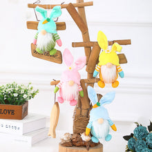 Afbeelding in Gallery-weergave laden, Handgemaakte paashaas pop ornament