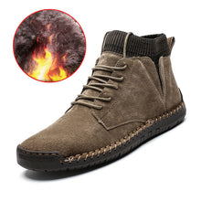 Afbeelding in Gallery-weergave laden, Handgestikte halfhoge heren schoenen