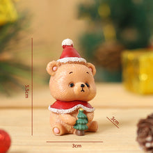 Afbeelding in Gallery-weergave laden, Handgemaakte dieren kerstman ornamenten