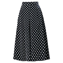 Afbeelding in Gallery-weergave laden, Zwarte culotte van chiffon met stippen