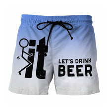 Afbeelding in Gallery-weergave laden, Hawaii-strandshort voor heren