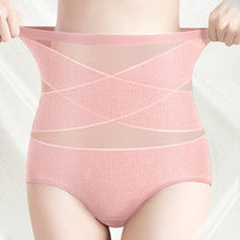 Afbeelding in Gallery-weergave laden, Zijden hoge taille cross-over bodyshaping slipje
