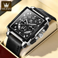 Afbeelding in Gallery-weergave laden, Lichtgevend Luxe Square Business Quartz horloge