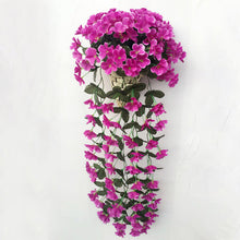 Afbeelding in Gallery-weergave laden, Levendige kunstmatige hangende orchideeƫn tros
