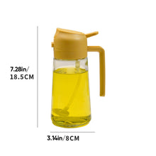 Afbeelding in Gallery-weergave laden, 🥧2-in-1 glazen oliespuit en -dispenser