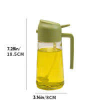 Afbeelding in Gallery-weergave laden, 🥧2-in-1 glazen oliespuit en -dispenser