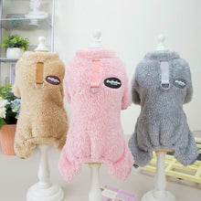 Afbeelding in Gallery-weergave laden, Fleece Huisdier Elastische Jumpsuit met Trekring