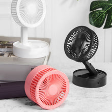 Afbeelding in Gallery-weergave laden, Mini opvouwbare telescopische ventilator voor telefoonhouder