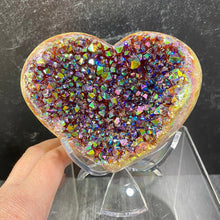 Afbeelding in Gallery-weergave laden, Angel Aura hartvormig kristal
