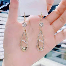 Afbeelding in Gallery-weergave laden, Luxe oorbellen met volledige diamanten