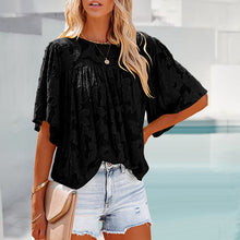 Afbeelding in Gallery-weergave laden, Flared Sleeve Cutout Chiffon Shirt