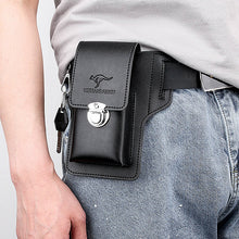 Afbeelding in Gallery-weergave laden, Telefoonholster voor herenriem Mobiele telefoonriempak kaart tas