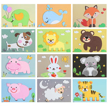 Afbeelding in Gallery-weergave laden, DIY handgemaakte dierenstickers voor kinderen