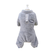 Afbeelding in Gallery-weergave laden, Fleece Huisdier Elastische Jumpsuit met Trekring
