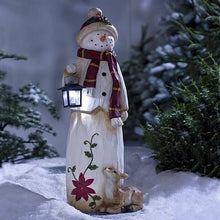 Afbeelding in Gallery-weergave laden, Snowman with Lantern decoration