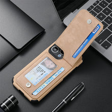 Afbeelding in Gallery-weergave laden, Magnetische portemonnee met ritssluiting en creditcard houder