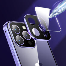 Afbeelding in Gallery-weergave laden, Magnetische dubbelzijdige telefoonhoes van gehard glas