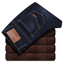 Afbeelding in Gallery-weergave laden, Male Loose Stretchy Denim Straight Pants