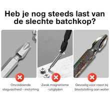 Afbeelding in Gallery-weergave laden, 🔩Antislip- en slagvaste bit-kruisschroevendraaierbits🔩