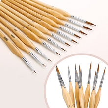 Afbeelding in Gallery-weergave laden, Fine Detail Penselen set (11 stuks)
