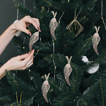 Afbeelding in Gallery-weergave laden, Kerst Familie Vleugels Hanger