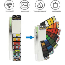 Afbeelding in Gallery-weergave laden, Solid Gouache Pigment Palette - laat je creativiteit spreken!