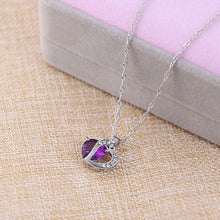 Afbeelding in Gallery-weergave laden, Hart Design Zirkoon Ketting Hanger Oorbellen Sets