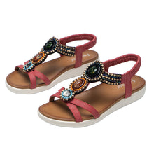 Afbeelding in Gallery-weergave laden, Boho Sandalen met Kralen
