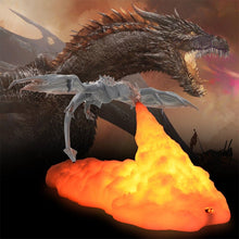 Afbeelding in Gallery-weergave laden, 3D LED Realistic Dragon Lamp Night Light