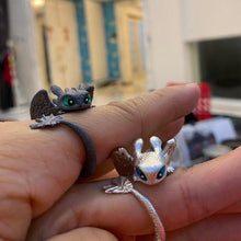 Afbeelding in Gallery-weergave laden, Adjustable Dragon Couple Ring