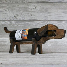 Afbeelding in Gallery-weergave laden, Handgemaakt houten dieren wijnrek