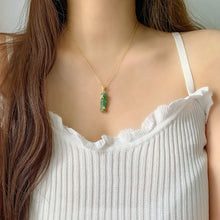 Afbeelding in Gallery-weergave laden, Kunstmatige Jade Bamboe Halsband