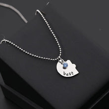 Afbeelding in Gallery-weergave laden, Gegraveerde puzzel vriendschap hanger kettingen set