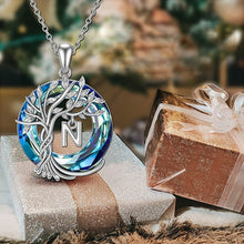Afbeelding in Gallery-weergave laden, Levensboom kristallen hanger ketting
