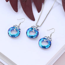 Afbeelding in Gallery-weergave laden, Love Eternity ketting en oorbellen
