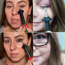 Afbeelding in Gallery-weergave laden, Gemakkelijke eyelinerpen die niet uitwrijft (met eyeliner crème)