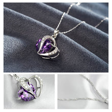 Afbeelding in Gallery-weergave laden, Hart Design Zirkoon Ketting Hanger Oorbellen Sets