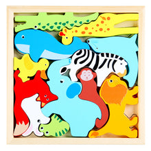 Afbeelding in Gallery-weergave laden, Houten peuter puzzels