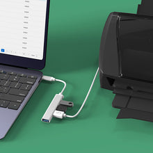 Afbeelding in Gallery-weergave laden, Hoge snelheid USB Type C HUB 4-poort